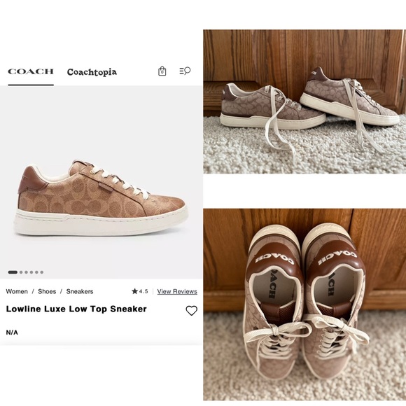 *SOLD* Like new Coach Women’s Sneaker - Picture 4 of 5